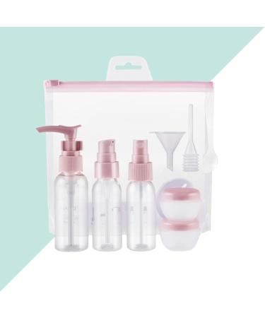 POPETPOP 1 Set Cosmetic Dispensing Bottle Lotion Bottle Cosmetics Kits Toiletries Cosmetic Storage Bottle Clear Container Lotion Container Sample Containers Portable Cream Travel 6.04X3.3cm Pink - Buy Online on GoSupps.com