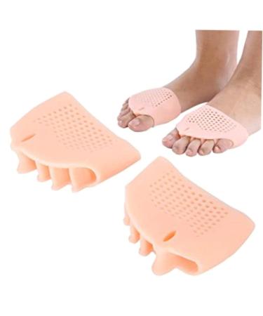 Ease Foot Pain with Bunion Pads Metatarsal Support Toe Separator and Hallux Valgus Corrector - Pedicure Tools for Complete Foot Care. Night Splints for Feet Included.