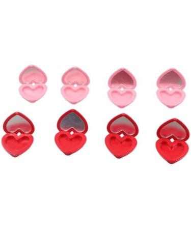 Heart-Shaped Empty Eyeshadow Makeup Box with Mirror | Practical & Safe Storage Solution - International Shipping - Buy Online on GoSupps.com