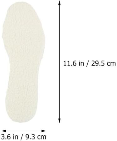 NOLITOY 10pcs Wool Insoles for Men & Women Warm Fleece Shoe Pads for Boots & Shoes | Ideal Autumn & Winter Comfort - Buy Online on GoSupps.com