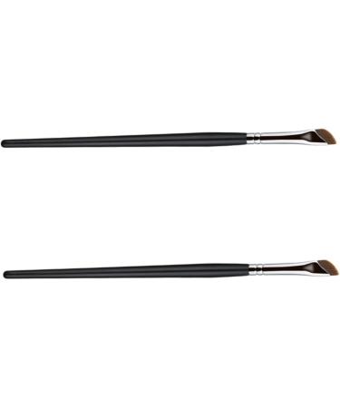 Healeved 8 Pcs Eyebrow Brush Flat Concealer Brush Portable Eyeliner Brush Thin Makeup Brush Makeup Tool Metal - Buy Online on GoSupps.com