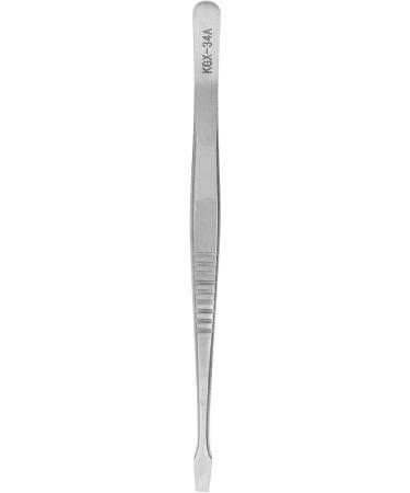 Flat Tweezers for PCB Soldering & Arc Welding | Alloyed Steel Long Handle Straight & Curved Design - Buy Online on GoSupps.com