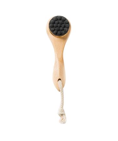Aiwjeakh Bamboo Wood Handle Cleansing Brush Tools Soft Fber Hair Manual Face Brush Cleaning Face Brushes Skin Care - D