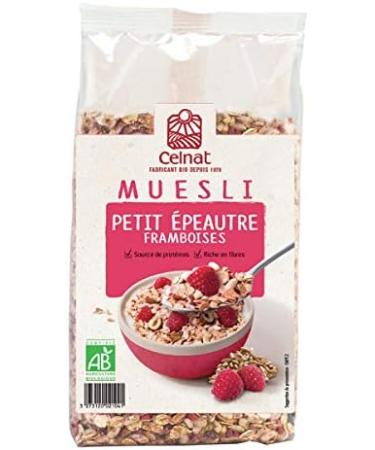 Celnat - Muesli Petit Epeautre Framboises Bio - 375G - Unit  - Buy Online on GoSupps.com