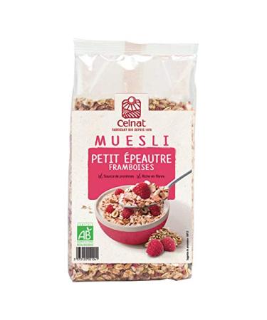 Celnat - Muesli Petit Epeautre Framboises Bio - 375G - Vendu par unit