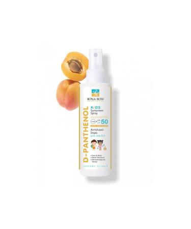 Rona Ross Sun Care | Sunscreen Spray designed for Kids | Broad Spectrum Protection | UVA UVB & SPF 50 | High Protection for children of all ages