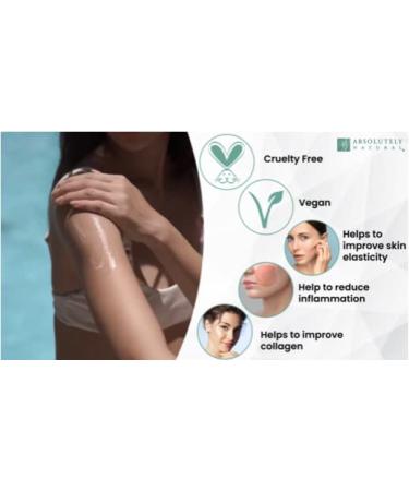 Absolutely Natural After Sun Lotion with Rose Hip Oils, Aloe, and Vitamin E - Sunburn Relief for Skin Repair and Healing - Made in the USA - Buy Online on GoSupps.com