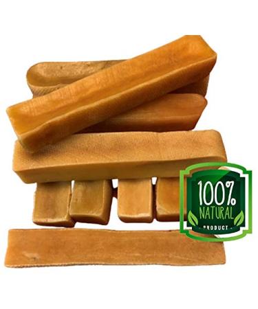 Himalayan Yak Cheese Dog CHEW (Large 4 Chews) Cheese Bone - Cheese Bones for Dogs - Dog CHEW - Long Lasting - Dental CHEW Cheese CHEW - for Aggressive CHEWERS Dog Treats 1 count (Pack of 4)