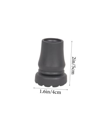 Clispeed 4-Piece Slip-Proof Crutches Pipe Tips - 1 Inch Safety Accessories for Rollators & Walking Sticks - Thickened Rubber Covers - Black (5x4cm) - Buy Online on GoSupps.com
