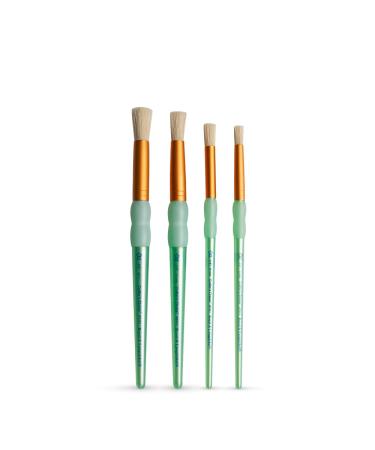 RCC209 Craft/Art Brush Set 4pc Stencil Nylon Misc.