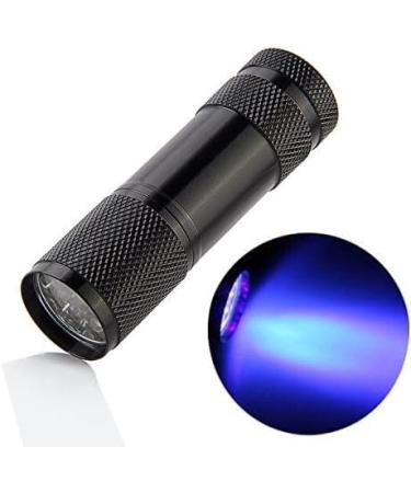 UV LED Flashlight - 395 nm Blacklight for Pets | Stain Detector for Clothes & Carpets | International Shipping - Buy Online on GoSupps.com