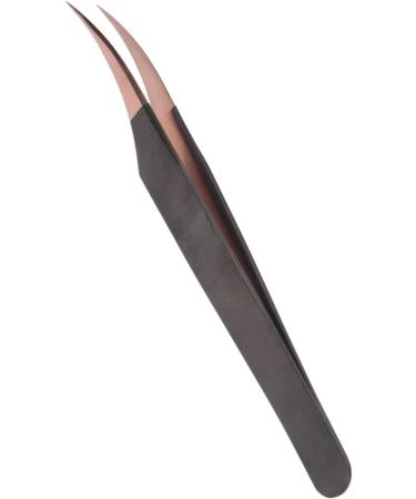 Eyelash Extension Tweezers - Safe Portable Stainless Steel for Beauticians | Slightly Curved Salon Tool - Buy Online on GoSupps.com