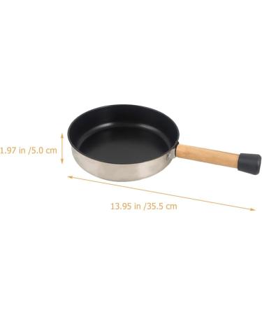 IWOWHERO Camping Portable Pan Griddle Pan Non Stick Fry Pan Pans Egg Pan Flat Skillet Camping Cookware Non Stick Cooking Utensils Mini Pancake Pan Cook Pot Stainless Steel Lightweight - Buy Online on GoSupps.com