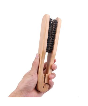 EXCEART Hair Straightener Brush - Best Flat Iron for Knotty Hair | Men's Wooden & Bamboo Comb - Buy Online on GoSupps.com