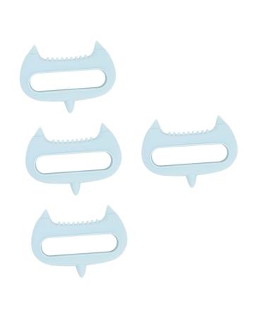 Frcolor 4 pieces acupuncture massage device Hand massager Stress massager Multifunctional acupuncture head massage clerk scratchy head massage peeling pebbles.