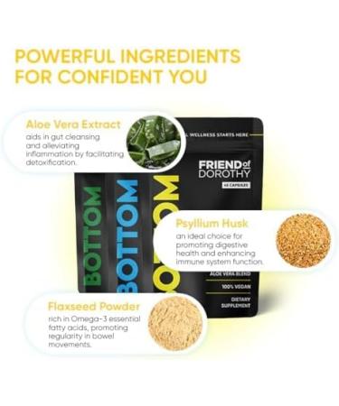 FRIEND OF DOROTHY Muscle & Digestive Support Bundle Support Recovery and Gut Confidence - 60 Muscle Gummies & 45 Fiber Capsules - Buy Online on GoSupps.com