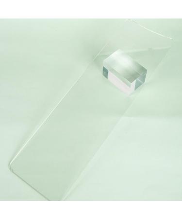 Healeved Balayage Board Clear Plastic Hair Highlighting Board Curved Hair Coloring Foiling Paddle for Home Hair Salon - Buy Online on GoSupps.com