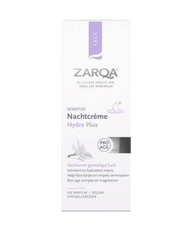 3x Zarqa Night Cream Hydra Plus Sensitive 50 ml