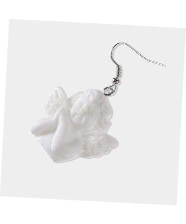 Abaodam 3pcs for Drop Earring Retro Cute Sweet Statue Eardrop Cupid Portrait White Valentine' S Lucky - Buy Online on GoSupps.com