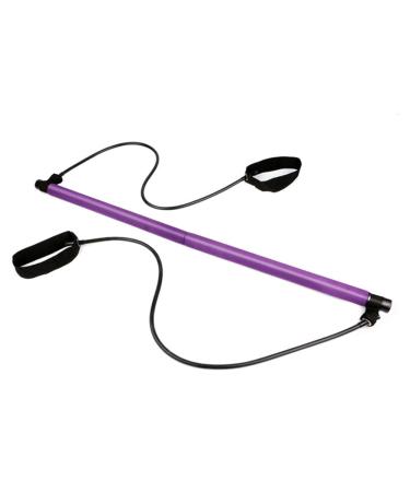 Pilates Sculpt Bar 1/2PCS Fitness Long Resistance Bands Bar Portable Yoga Exercise Stick Bar Pilates Workout Gym Equipment for Men Women Home & Bodybuilding 1pc