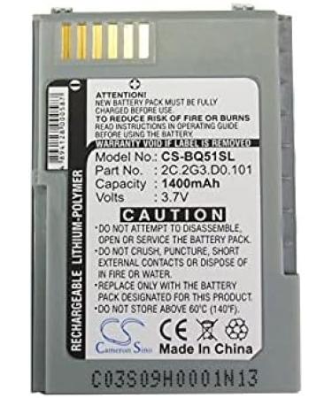 1400mAh Replacement Battery for BenQ 2C.2G3.D0.101 P51 - High-Quality International Shipping - Buy Online on GoSupps.com