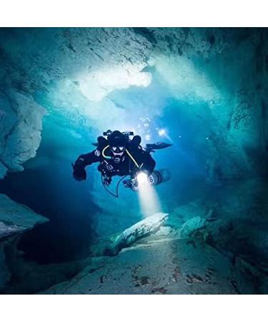 JUN CHI 20000 Lumens LED Scuba Diving Headlamp - Waterproof Underwater Safety Light for Deep Sea Cave Exploration - Buy Online on GoSupps.com