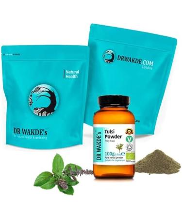 Dr Wakde's Tulsi Pulver (Holy Basil) - 1 kg | Pure Raw & Dried | Vegan Ayurveda Herbs | Same Day Shipping Worldwide - Buy Online on GoSupps.com
