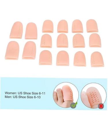 16Pcs Toe Covers Gel Sleeves Protectors - Unisex Toe Caps for Comfort - Buy Online on GoSupps.com