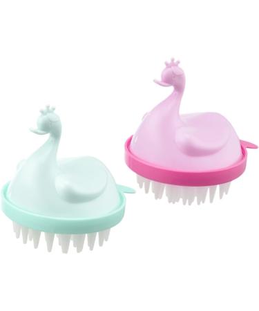Ultechnovo 6 STK Massage Shampoo Comb - Soft Scalp Cleaner & Hair Washer Brush for Kids - TPE Head Massager for Ultimate Hair Care - Buy Online on GoSupps.com