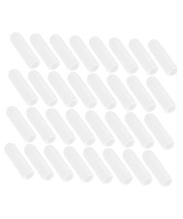 Ipetboom 30pcs Soft Silicone Ear Wax Removal Sleeves for Gentle Ear Cleaning Replaceable Earwax Removal Tool Comfortable and Safe Cover
