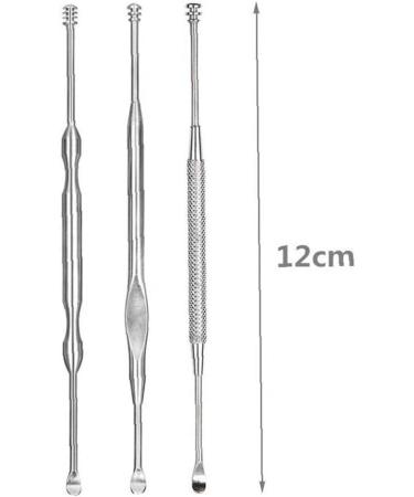 Buy PiniceCore 3 Pieces Stainless Steel Ear Picks - Wax Removal & Ear Care Tool for All Skin Types | International Shipping - Buy Online on GoSupps.com