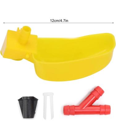 Cyrank 12 Bird Drinking Cups - Automatic Watering & Feeding Devices for Quail & Pigeons - Ideal for Cages - Buy Online on GoSupps.com