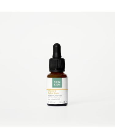 SkinLabo - Vitamin C Active Serum Brightening Moisturising and Revitalising Action Reduces Signs of Ageing with Ethyl- Ascorbic Acid - 15 ml - Buy Online on GoSupps.com