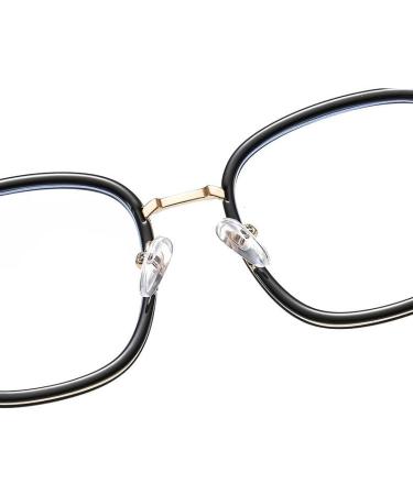 Buy TR Square Large Frame Clear Vision Blue Light Blocking Reading Glasses - Gray-Silver +0.00 | International Shipping Available - Buy Online on GoSupps.com