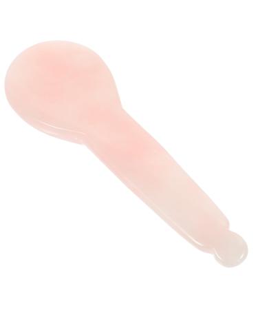 Jade Scraping Board Jade Stone for Body Relaxation Rose Gua Sha Skincare Skin Care Tools Korean Skin Care Face Sculpting Tool Massaging Jade Neck Pink Scraping Tablets Massage 8x4x1cm Pink