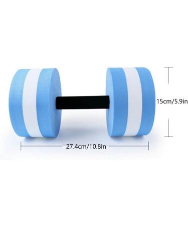 2PCS Water Aerobic Foam Dumbbells Set for Aqua Fitness - Purple - Buy Online on GoSupps.com