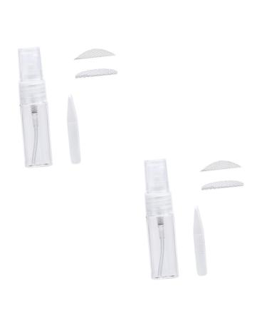 FOMIYES 2 Packs Travel Spray Bottle Cosmetic Eyelid Patch Women Double Eyelid Sticker Adhesive Tape Sample