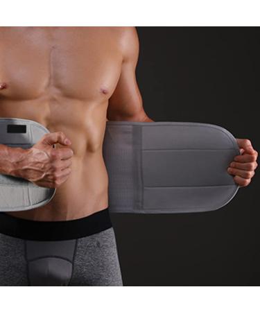 ZJchao Adjustable Back Support Belt for Lower Back - Breathable & Comfortable Compression Brace for Men - Grey - Buy Online on GoSupps.com