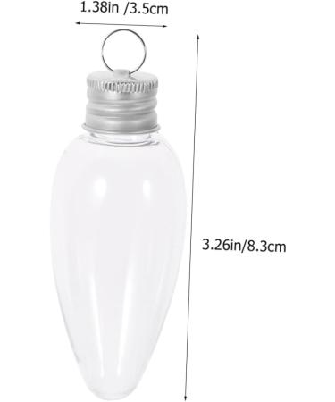 Yardenfun 20pcs Small Light Bulb Candy Bottle Juice Bottles DIY Candy Bottle with Cover Ornament Banquet - Buy Online on GoSupps.com
