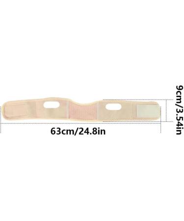 Double Chin Reducer V Line Chin Strap Face Lifting Tape Soft Chin Strap for Women Restore Skin Elasticity Skin Color - Buy Online on GoSupps.com