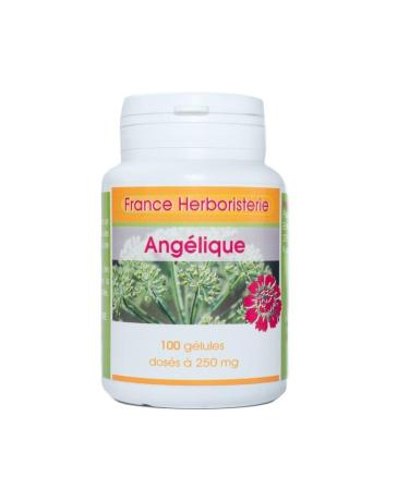 ANGELIC CAPSULES Root 100 capsules dosed at 280 mg. Multicolored