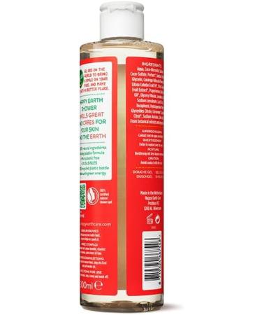 Happy Earth Shower Gel For Women and Men Shower gel 100 Natural Ingredients & Vegan Floral Patchouli 300 ML - Buy Online on GoSupps.com