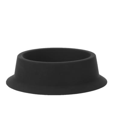 Shaving Soap Bowl, Silicone Shaving Mug, Men Bread Shave Cream Bowl for Hair Salon and Home, Portable Large Capacity Shaving Soap Cream Foaming Bowl(Black)