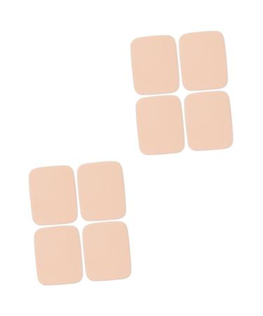 FRCOLOR 4 Sets Puff Makeup Round Makeup Sponge Case Portable Facial Makeup Pad Eyeshadow Sponge Cosmetic Puff Powder Puff Women Sponge Puff Girl Women's Products Square