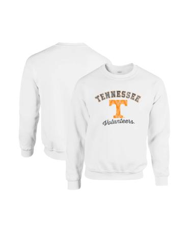 Venley NCAA Mens/Womens Boyfriend Sweatshirt X-Large Tennessee Volunteers White