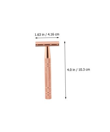 FOMIYES Old Style Men's Razor - Zinc Alloy Double-Sided Safety Shaver for Men & Women - Buy Online on GoSupps.com