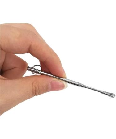 Portable Ear Cleaner Stainless Steel Ear Spoon Set Stainless Steel Ear Wax Remover Reusable Stainless Steel Ear Wax Remover Set Ear Wax Easily Removed Ideal for Personal and Home Use(1PC no ring) - Buy Online on GoSupps.com