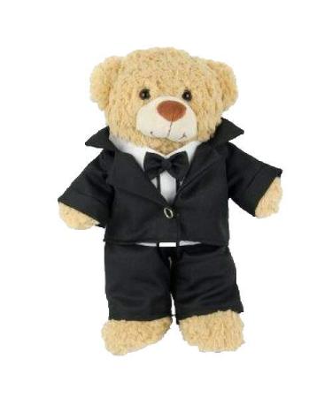 16 inch/40cm - Tuxedo Groom Wedding - Teddy Bear Clothes Outfit - BEAR NOT INCLUDED 16 inch outfit