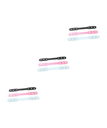 AMOSFUN 45 STK ear protectors Earring tape ear cable buckle Extrolance of the ear rope Face cover Earring earrings ear hook strap earring holder S hook accessories Face mask 15x2cmx3pcs