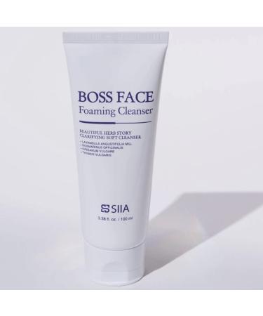 BOSS Foaming Face Cleanser - Gentle Nourishing Wash for Improved Skin Elasticity | 3.38 fl oz - Shop Internationally - Buy Online on GoSupps.com